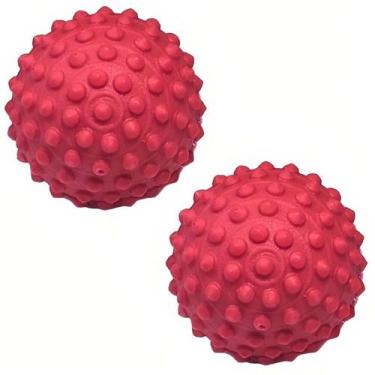 Imagem de 2x Bolinha Cravo para Cachorro Pet Anti Stress e Massagem Mãos e Pés -