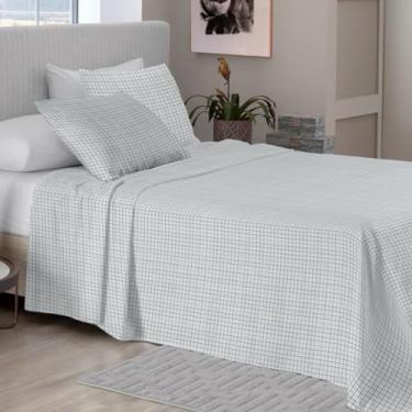 Imagem de Jogos De Cama Neo Essencial Estampado 4 pçs Casal Camesa - Xadrez