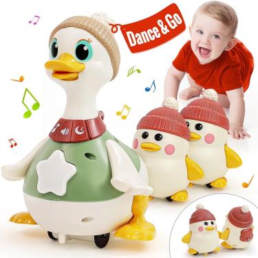 Imagem de Conjunto de brinquedos HOLA Musical Dancing Duck 6-12 meses com Mama Duck