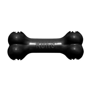 Imagem de Brinquedo para cães kong Extreme Goodie Bone para Power Chewers preto