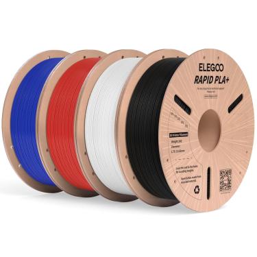 Imagem de Pacote de filamento de impressora 3D elegoo Rapid pla Plus de 1,75 mm e 4 kg