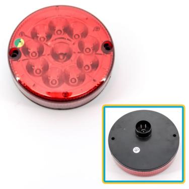 Imagem de Lanterna Traseira Carreta Librelato 10 Leds 24 Volts Vermelho - Pradolux - PL0796.24.63
