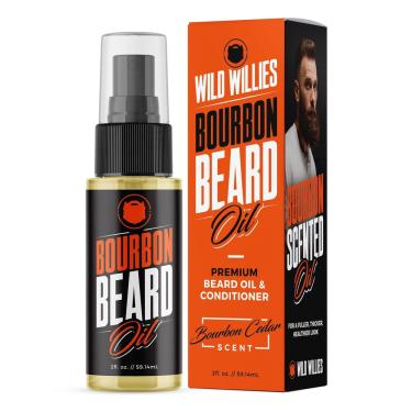 Imagem de Óleo e condicionador para barba Wild Willies Premium Bourbon Cedar 60ml