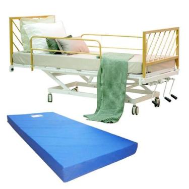 Imagem de Cama hospitalar BUTTERFLY SEMI GOLD 3 movimentos manual com Colchão D3