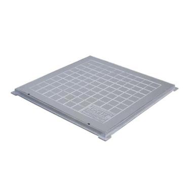 Imagem de Tampa Caixa Gordura Inspeção Esgoto Energia 40X40 Alumínio - Gda