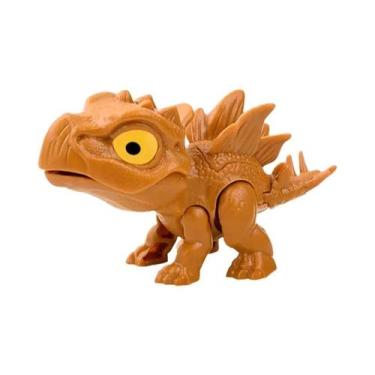 Imagem de Brinquedo Criativo de Dinossauros de Dedo para Crianças - Triceratops 