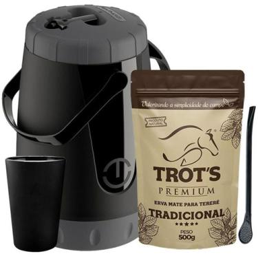 Imagem de Kit Tereré Trot'S Garrafa Cuia Bomba E Erva Tradicional