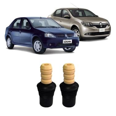 Imagem de 2 Kit Parcial Batente Dianteiro Logan 2008 2009 2010 2011 12