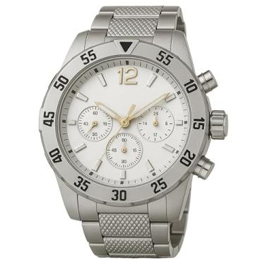 Imagem de Relógio Masculino Original Resistente a água Banhado a ouro 18k (Cinza)