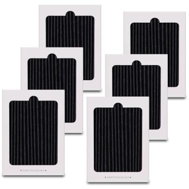 Imagem de Substituição do filtro de ar para geladeira Frigidaire e Electrolux EAFCBF 242061001, 242047801, 242047804, filtragem eficaz com filtro de carvão ativado (pacote com 6)