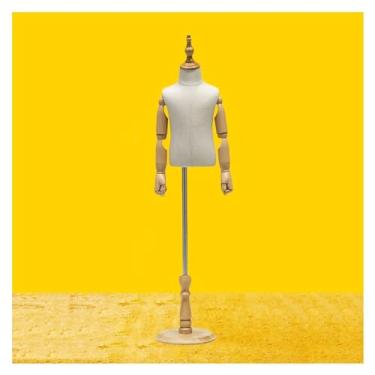Imagem de Manequim de costura infantil manequim infantil ajustável corpo tronco para costura, forma de vestido infantil manequim exibição corporal costura tronco para crianças de 2-3 anos, B, 135#