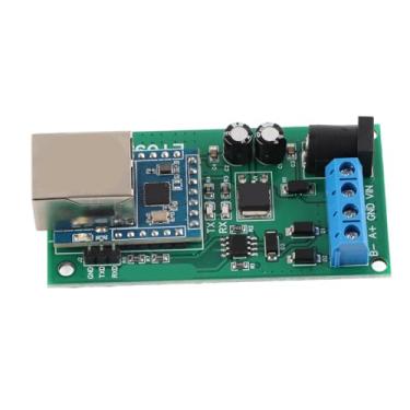 Imagem de Placa de Conversor Ethernet para RS485, Proteção de Surge de TVs de 9600BPS, MQTT Serial Port Server para Smart Home, Automação Residencial (Sem revestimento)