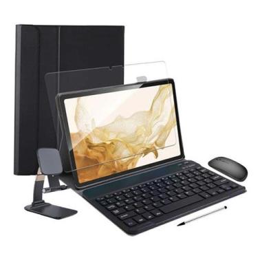Imagem de Capa Teclado Abnt2 Pelíc Mouse Para Galaxy Tab S8 X700 X706 - BDNET