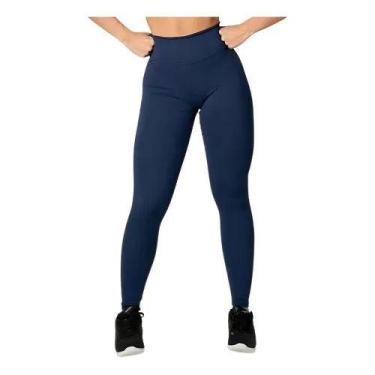 Imagem de Combo 2 Calça Legging Peluciada Cintura Alta - Bella fitness, Marinho,