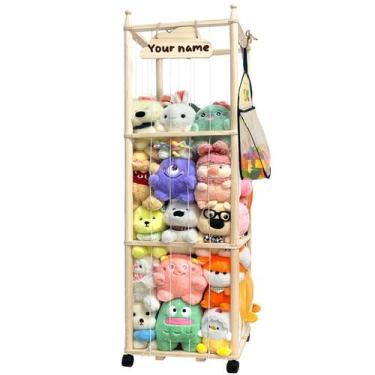 Imagem de Zoológico de armazenamento de animais de pelúcia Pmbqifay para sala de