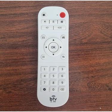 Imagem de Controle Remoto Original BTV Modelo BX B10 B11 Bluetooth Branco
