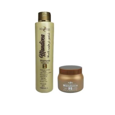 Imagem de Mairibel Kit Shampoo Hidratante Mandioca 1000ml + Condicionador Hidrat