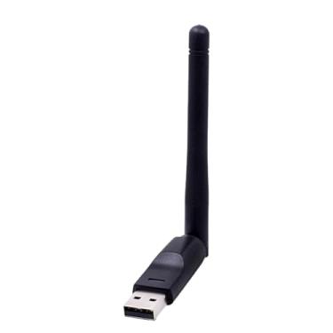 Imagem de Adaptador USB sem fio, Adaptador USB Wifi para PC | Receptor Wi-Fi | Adaptador para PC de mesa, adaptador de sem fio, dongle WiFi com antena de alto ganho para laptop
