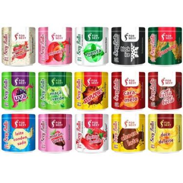 Imagem de Bolinhas explosivas beijáveis 3 unidades sexy balls sensação intensa b