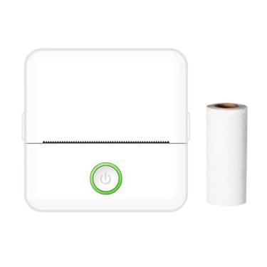 Imagem de Mini Impressora Portátil Térmica Gatinho Bluetooth Sem Fio USB Para Et