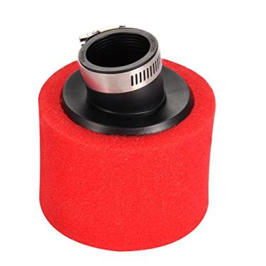 Imagem de GOOFIT Filtro de ar limpador de espuma dobrada de 35 mm para quadriciclo 4 tempos 50cc 70cc 90cc 110cc 125cc ATV Quad Go Kart Dirt Bike vermelho