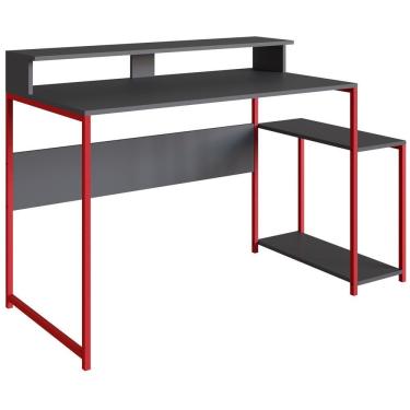 Imagem de Mesa Para Computador Gamer Ryze 4500 Vermelho Grafite