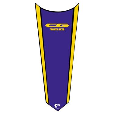 Imagem de Adesivo Faixa Gravata Tanque Moto Cg Titan 125/150/160 Azul Cor Cg 125