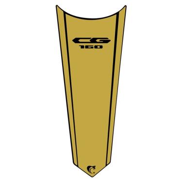 Imagem de Adesivo Faixa Gravata Tanque Moto Cg Titan 125/150/160 Dourado Cor Cg 150