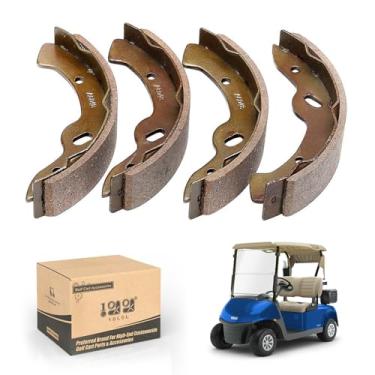Imagem de 10L0L Sapatos de freio para carrinho de golfe compatíveis com modelos G14-G22 1993-up, Workhorse 1996-up, EZGO TXT 1997-up e RXV 2008-up, OEM # 27943G01, JG5-F5330-00, 4 peças