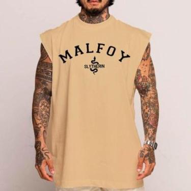 Imagem de Camiseta Regata Algodão Machão Oversized Abstract Geek Malfoy Arte-Unissex