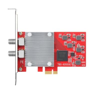 Imagem de TBS Placa Sintonizadora De Tv Digital 6205Se Dvb-T2 / C2 T/C (J.83A/B/C) Isdb-T/C Atsc1.0 Quad Pcie Para Pc