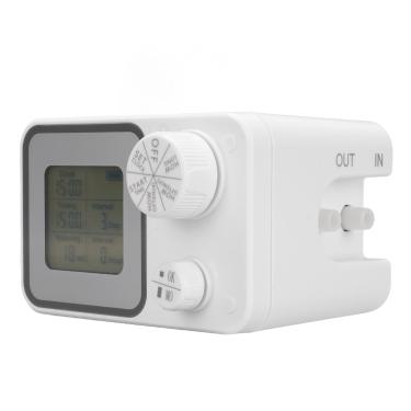 Imagem de Planta Automática Água, 2000mAh Recarregável LCD Display Kit de Irrigação por Gotejamento Interno Com o Sistemas de Rega Automático de Prevenção de Sifão para Estufa de