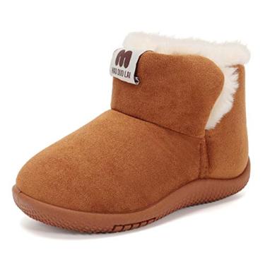 Imagem de Bota de inverno para crianças pequenas e meninas, Brown New, 9 Toddler
