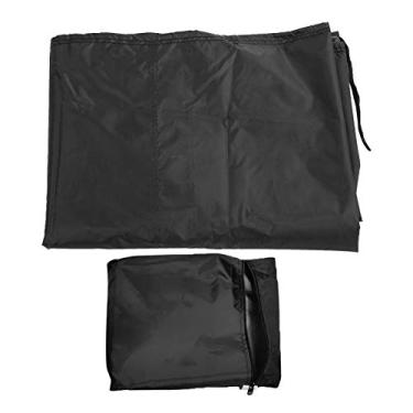 Imagem de Tampa de bicicleta de exercício, cobertura de proteção à prova d'água à prova d'água à prova de poeira para bicicletas de tamanho padrão de tamanho padrão feito de pano 210d