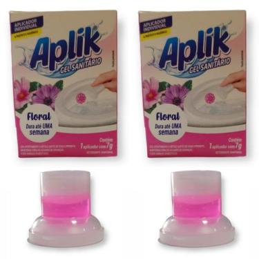 Imagem de 2 Gel Sanitário Adesivo Vaso Lavanda Marine Limão Floral Pinho Eucalip