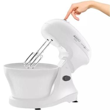 Imagem de Batedeira Arno Ellegance Cheff 400w 2 Batedores Tigela 5 Litros Branca