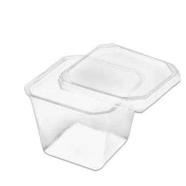 Imagem de Pote Quadrado Com Tampa Com 20 250ml - Prafesta