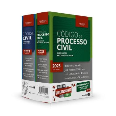 Imagem de Combo Tn - Código Civil E Código Processo Civil - 15ª Edição 2023