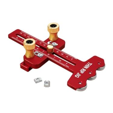 Imagem de Ioensy Guia de gabarito para serra de mesa Gabarito de corte fino para serra de mesa Construção robusta Precisa para cortes de tiras estreitas Guia de corte