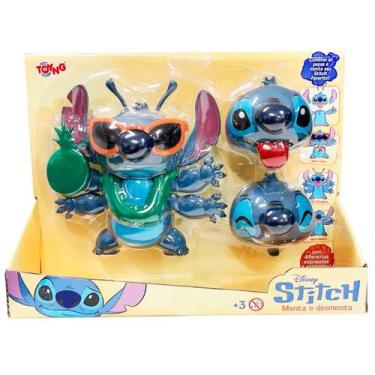 Imagem de Boneco Stitch Disney Monta Desmonta Tipo Sr Cabeça De Batata - Mili Mu