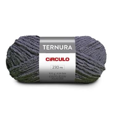 Imagem de Lã Ternura Círculo 100g - Para Crochê e Tricô (CINZA 4055)