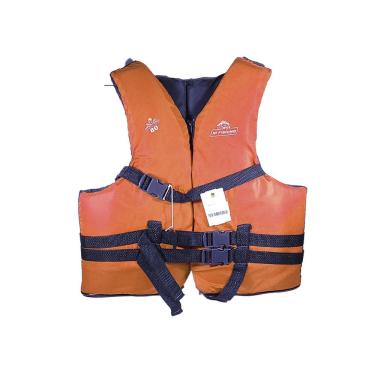 Imagem de Colete Salva Vidas Hiper Pesca Com Ziper EAF Suporta 90KG Feito Em Nylon