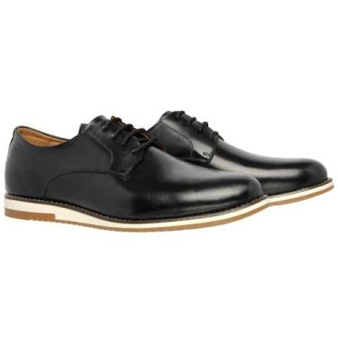 Imagem de Sapato Social Oxford Masculino Couro Preto 12000 - GGFontanezi, Preto,
