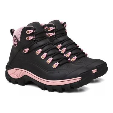 Imagem de bota adventure couro feminina impermeavel off rood track - VIA LIVRE, 