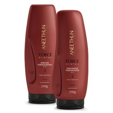 Imagem de Kit Mascara e Finalizador Force System Aneethun Fortificante