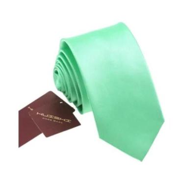 Imagem de Gravata Jacquard Masculina Azul Escuro - Impermeável, 8cm x 6cm - Para