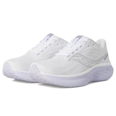 Imagem de Saucony Tênis de corrida feminino Ride 18, Branco/cardo, 35