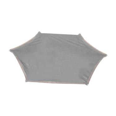 Imagem de YIJU Somente capa de sombra para trampolim, capa de abrigo solar para trampolim, fácil instalação, Cinza, 6 Pés para 6 Postes