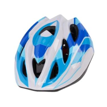 Imagem de predolo Capacete de bicicleta para crianças, proteção de capacete de bicicleta ajustável para escalada, Azul