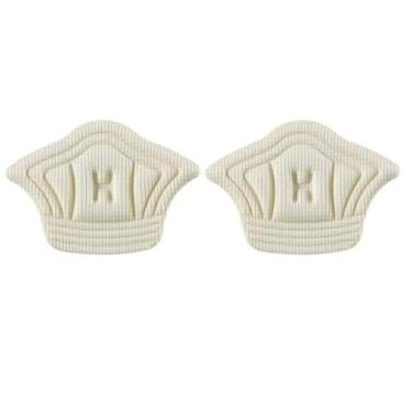 Imagem de Kit 4 Protetor Calcanhar Adesivo Sapato AjustáVel Macio([BEGE])